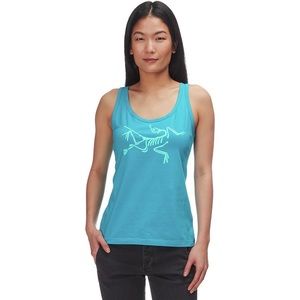 Arcteryx Tank Top Blue With Logo Size Small